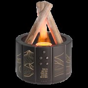 Светодиодный USB увлажнитель-аромадиффузор Bonfire, чёрный