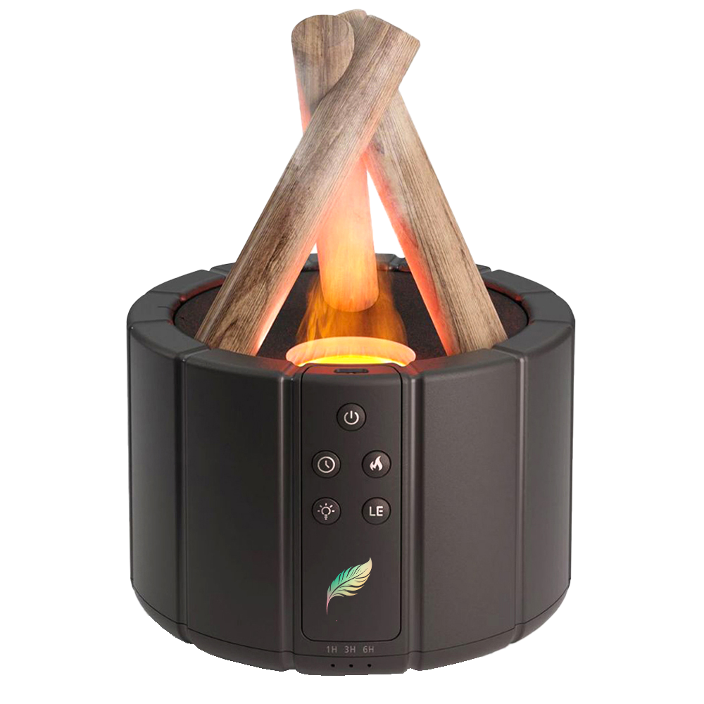 Светодиодный USB увлажнитель-аромадиффузор Bonfire, чёрный арт. 21022.02 Светодиодный USB увлажнитель-аромадиффузор Bonfire, чёрный арт. 21022.02