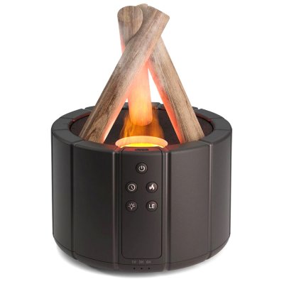 Светодиодный USB увлажнитель-аромадиффузор Bonfire, чёрный арт. 21022.02