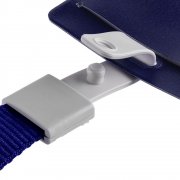 Карман для пропуска с лентой Staff, синий арт. 79136.40