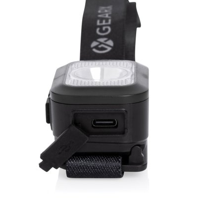 Налобный фонарь Gear X из переработанного пластика RCS, IPx4, COB и LED
