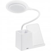 Лампа с органайзером и беспроводной зарядкой writeLight, ver. 2, белая