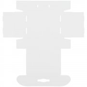 Коробка Matter Light, белая, с черной ручкой