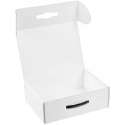 Коробка Matter Light, белая, с черной ручкой