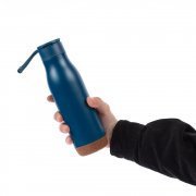 Термобутылка Steady, синяя арт. 13557.40 Термобутылка Steady, синяя арт. 13557.40