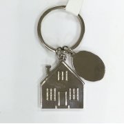 Брелок SILV HOME; 3,97 x 3,3 x 0,3 см; металл серебристый
