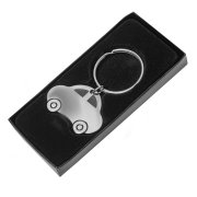 Брелок TITAN AUTO; 4,2 x 3 x 0,4 см; металл серебристый