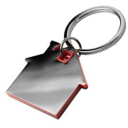 Брелок TONER HAUS; 4,1 x 3,7 x 0,5 см; красный, металл/пластик Черный