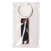 Брелок TONER STICK; 5,28 x 1.6 x 0,42 см; красный, металл/пластик Черный