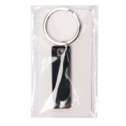 Брелок TONER STICK; 5,28 x 1,6 x 0,42 см; серый; металл/пластик Черный