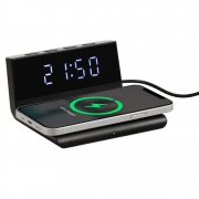 Станция беспроводной зарядки с часами Electron, ver. 2, черная арт. 16343.30 Станция беспроводной зарядки с часами Electron, ver. 2, черная арт. 16343.30