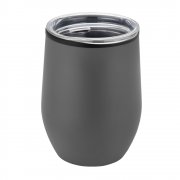 Термокружка Top, серый полуматовый
