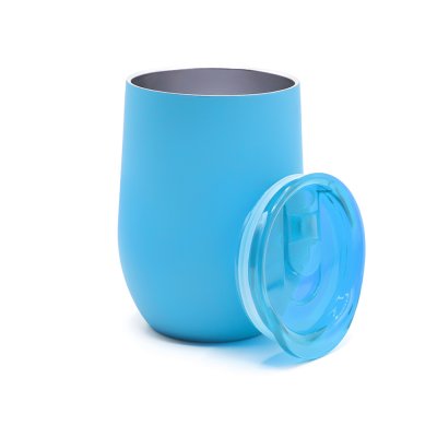 Термокружка с двойной стенкой SOFTO софт-тач, голубая арт. 5032.08 Термокружка с двойной стенкой SOFTO софт-тач, голубая арт. 5032.08