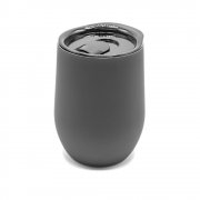 Термокружка с двойной стенкой SOFTO софт-тач, серая арт. 5032.20
