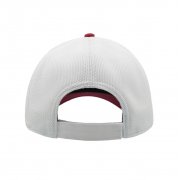 Бейсболка CAMPUS, 6 клиньев, застежка на липучке Красный