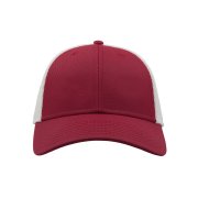 Бейсболка CAMPUS, 6 клиньев, застежка на липучке Красный