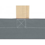 Сумка для шопинга «Twin» двухцветная из хлопка, 180 г/м2