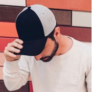 Бейсболка "Contest", 6 клиньев, пластиковая застёжка Красный