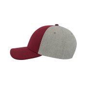 Бейсболка "Contest", 6 клиньев, пластиковая застёжка Красный