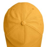 Бейсболка BOSTON, 5 клиньев, металлическая застежка Жёлтый