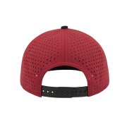 Бейсболка BANK, 6 клиньев, пластиковая застежка Бордовый