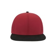 Бейсболка BANK, 6 клиньев, пластиковая застежка Бордовый