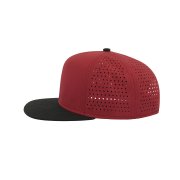 Бейсболка BANK, 6 клиньев, пластиковая застежка Бордовый