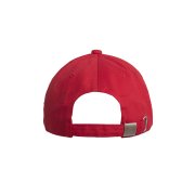 Бейсболка VALLEY, 5 клиньев, металлическая застежка Красный