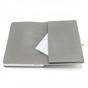 Блокнот A5 "Veles" с карманом, серый