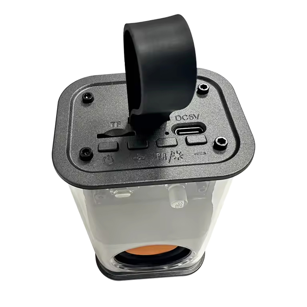 Прозрачная беспроводная колонка Jazzy, черный арт. 11027.02 Прозрачная беспроводная колонка Jazzy, черный арт. 11027.02