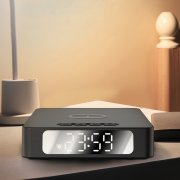 Часы с беспроводной зарядкой Raven, черный арт. 7060.02