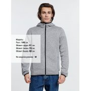 Куртка с капюшоном унисекс Gotland, серая