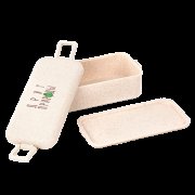 Ланчбокс (контейнер для еды) Bricker из пшеничного волокна, бежевый арт. 13008.13 Ланчбокс (контейнер для еды) Bricker из пшеничного волокна, бежевый арт. 13008.13