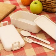 Ланчбокс (контейнер для еды) Bricker из пшеничного волокна, бежевый арт. 13008.13 Ланчбокс (контейнер для еды) Bricker из пшеничного волокна, бежевый арт. 13008.13