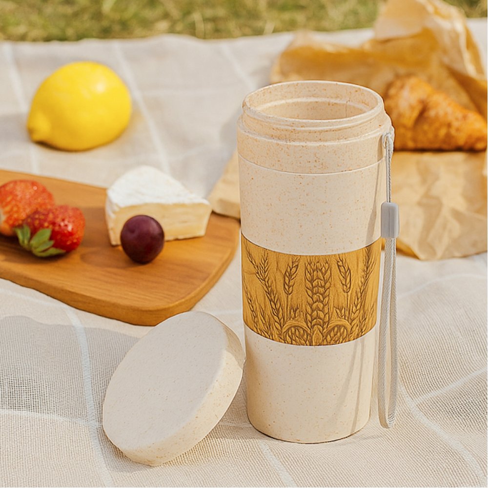 Термостакан с двойной стенкой Tender, бежевый арт. 5061.13 Термостакан с двойной стенкой Tender, бежевый арт. 5061.13