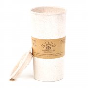 Термостакан с двойной стенкой Flathat, бежевый