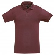 Рубашка поло мужская Perfect Men 180, бордовая арт. 11346146 Рубашка поло мужская Perfect Men 180, бордовая арт. 11346146