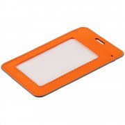 Чехол для пропуска Shall Simple, оранжевый арт. 19094.20