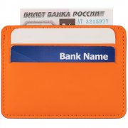 Чехол для карточек Shall Simple, оранжевый арт. 19095.20 Чехол для карточек Shall Simple, оранжевый арт. 19095.20