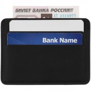 Чехол для карточек Shall Simple, черный арт. 19095.30 Чехол для карточек Shall Simple, черный арт. 19095.30