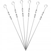 Набор шампуров в чехле Bower, ver. 2, серый