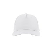 Бейсболка RAY-S, 5 клиньев, застежка на липучке Белый