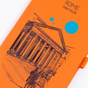 Блокнот "Парма_Pantheon Roma", формат А5 оранжевый