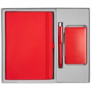 Коробка Overlap под ежедневник, аккумулятор и ручку, ver. 2, белая арт. 17242.60