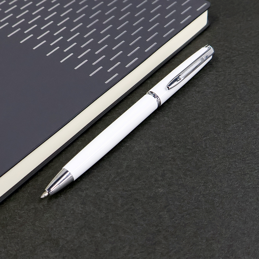 Ручка металлическая Patriot, белая арт. 1059.01 Ручка металлическая Patriot, белая арт. 1059.01