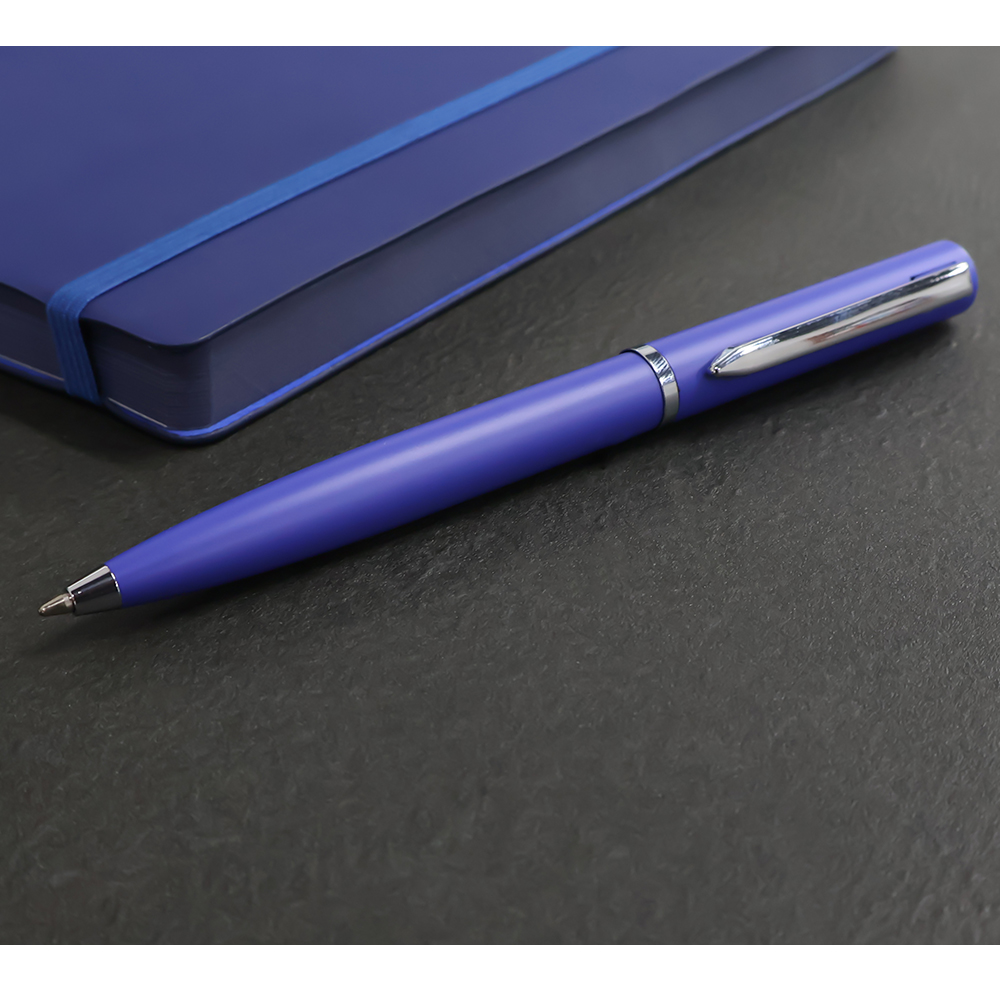 Ручка металлическая Alfa фрост, синяя арт. 1060.03 Ручка металлическая Alfa фрост, синяя арт. 1060.03