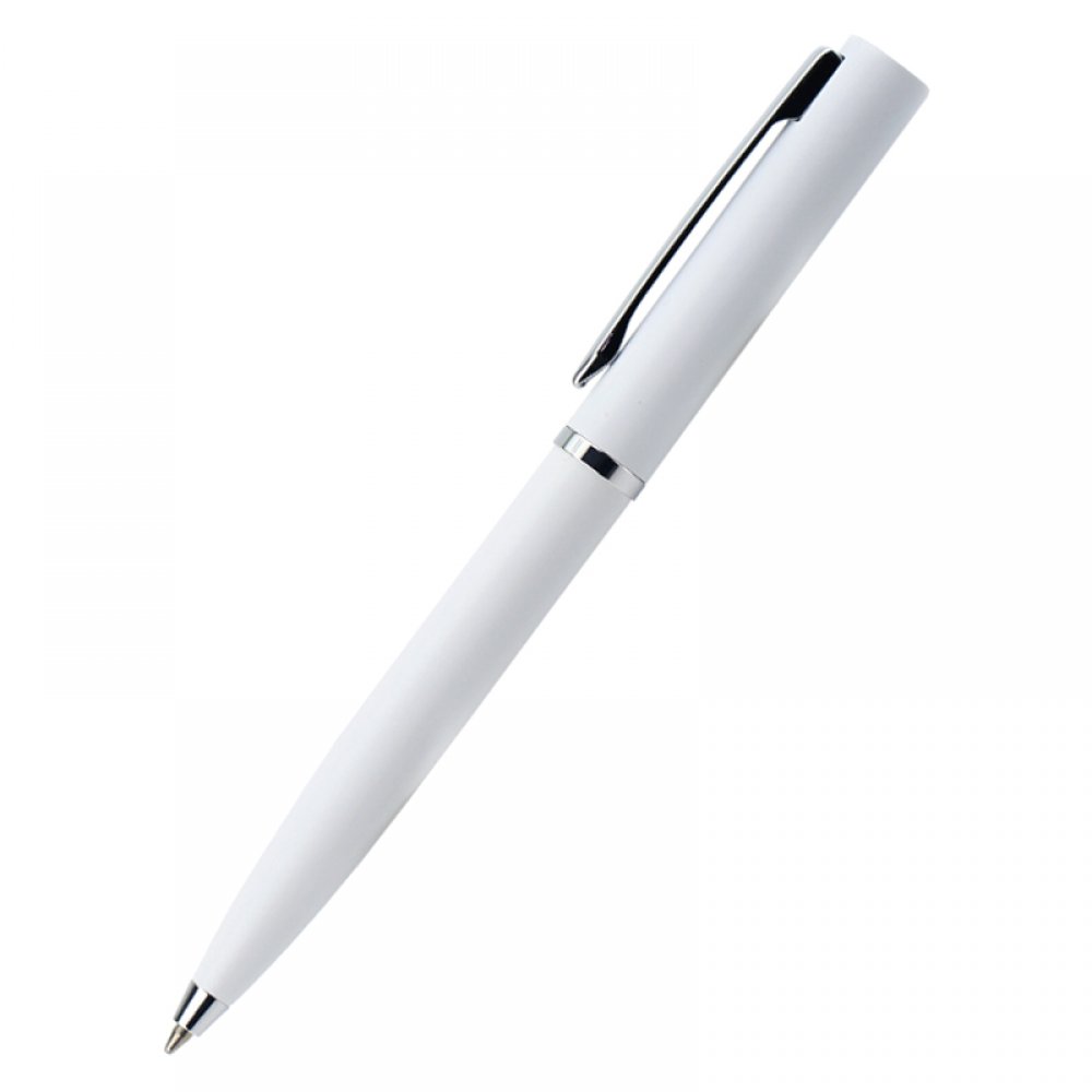 Ручка металлическая Alfa фрост, белая арт. 1060.01 Ручка металлическая Alfa фрост, белая арт. 1060.01