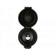 Вакуумная термокружка c кнопкой «Guard», soft-touch, 400 мл, тубус