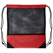 Рюкзак мешок с укреплёнными уголками Mesh, красный, 35*41 см, полиэстер 210D Красный арт. 16811/08