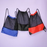 Рюкзак мешок с укреплёнными уголками Mesh, красный, 35*41 см, полиэстер 210D Красный арт. 16811/08